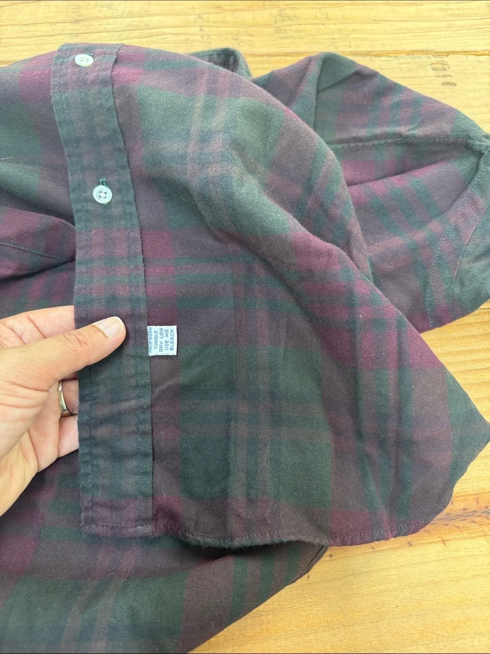 Polo by Ralph Lauren Men's Plaid Button-Down Shirt - Black & Burgundy